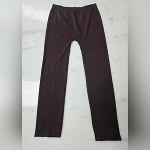 ​Charlotte Russe Brown Stretch Leggings Size Medium M Ankle Length